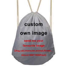 Load image into Gallery viewer, Cotton Nurse Pattern String Backpack for Teens