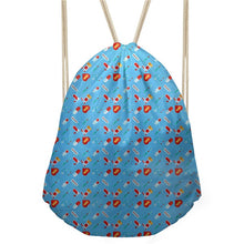 Load image into Gallery viewer, Cotton Nurse Pattern String Backpack for Teens