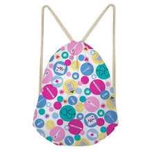 Load image into Gallery viewer, Cotton Nurse Pattern String Backpack for Teens