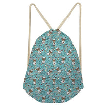 Load image into Gallery viewer, Cotton Nurse Pattern String Backpack for Teens