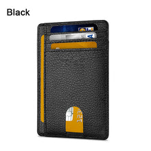 Load image into Gallery viewer, Genuine Leather Wallet with Front Pocket, Credit Card Holder and ID Window