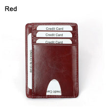 Load image into Gallery viewer, Genuine Leather Wallet with Front Pocket, Credit Card Holder and ID Window
