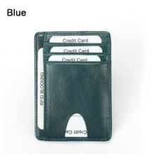 Load image into Gallery viewer, Genuine Leather Wallet with Front Pocket, Credit Card Holder and ID Window