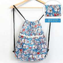 Load image into Gallery viewer, Cartoon Foldable Waterproof String Backpack for Teens