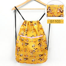Load image into Gallery viewer, Cartoon Foldable Waterproof String Backpack for Teens