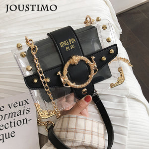 PVC Transparent Shoulder Crossbody Bag