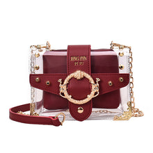 Load image into Gallery viewer, PVC Transparent Shoulder Crossbody Bag

