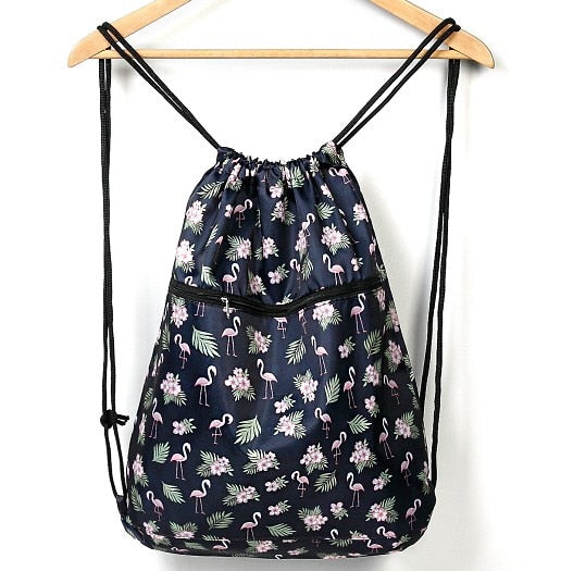 Cartoon Foldable Waterproof String Backpack for Teens