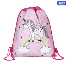Load image into Gallery viewer, Unicorn Pattern String Backpack Bag for Girls
