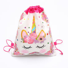 Load image into Gallery viewer, Unicorn Pattern String Backpack Bag for Girls
