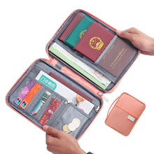 Load image into Gallery viewer, Waterproof Travel Wallet with Passport Holder, Card Holder
