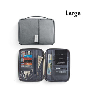 Waterproof Travel Wallet with Passport Holder, Card Holder