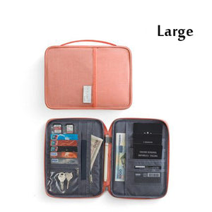 Waterproof Travel Wallet with Passport Holder, Card Holder