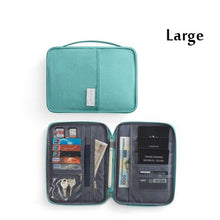 Load image into Gallery viewer, Waterproof Travel Wallet with Passport Holder, Card Holder
