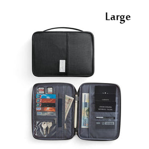 Waterproof Travel Wallet with Passport Holder, Card Holder