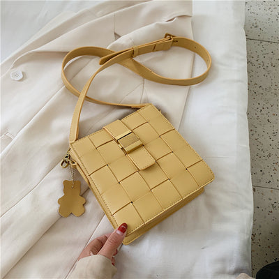 PU Leather Messenger Shoulder Crossbody  Bag